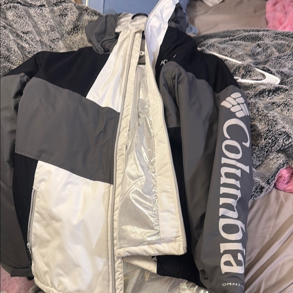 Columbia Black and Gray Omni-Tech Jacket